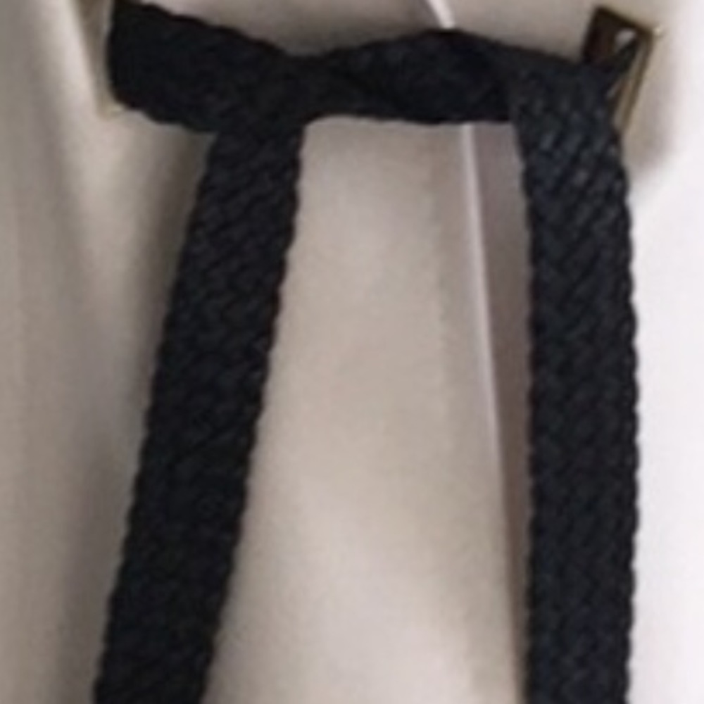 ESCADA BEAUTIFUL Sz 34 (S) Blazer Off White with Black Lamb Braided Belt EUC - Picture 5 of 11